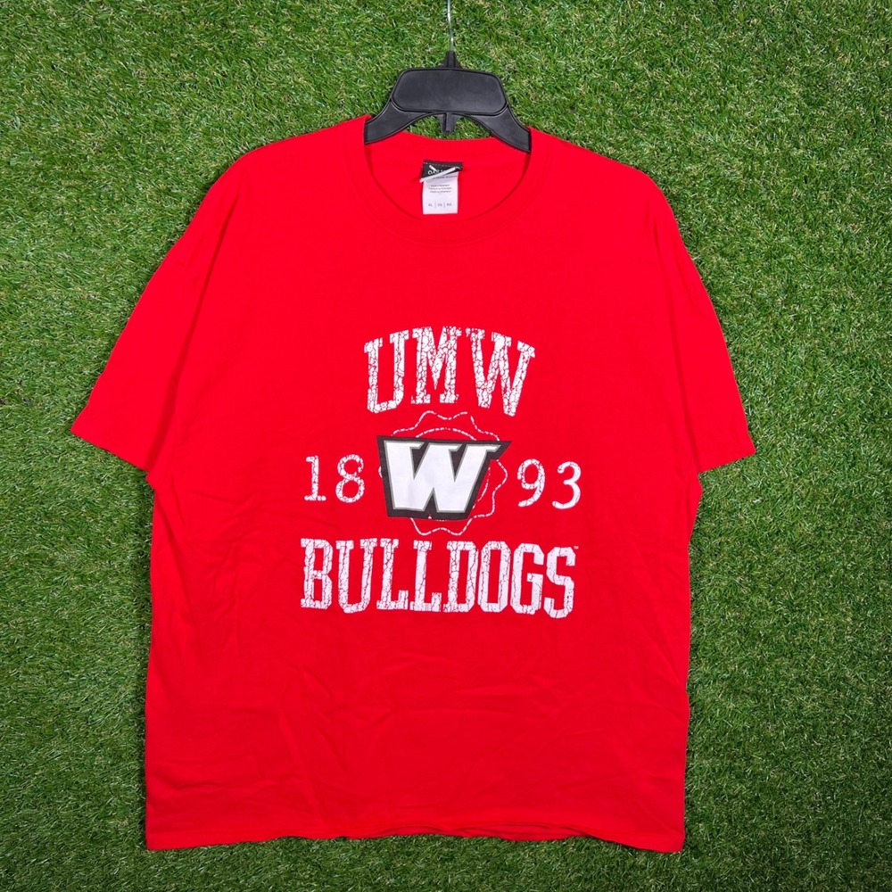 Oarsman 913 UMW‎ Bulldogs University of Montana Western T-Shirt Red Mens XL